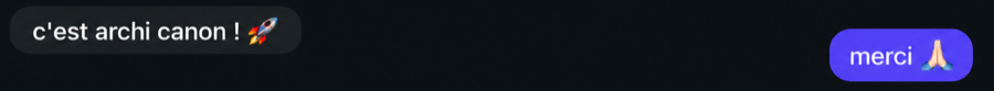 Témoignage client par message