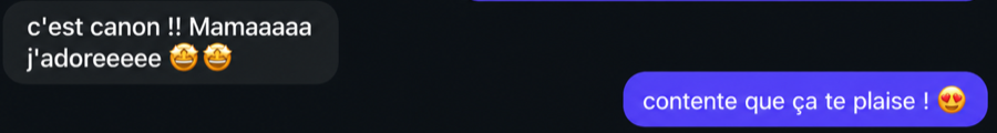 Témoignage client par message